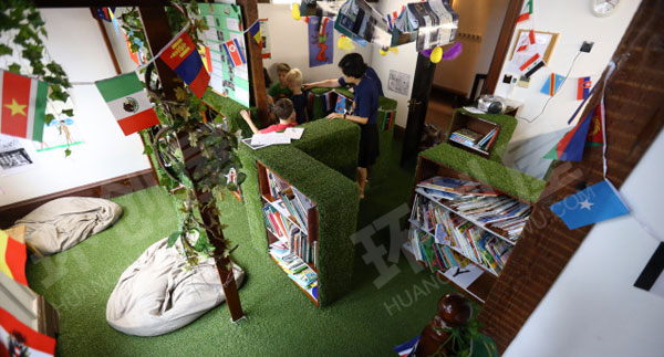 幼儿园阅读区图书室装饰布置图片