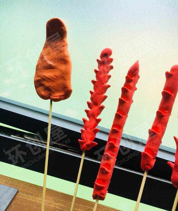 幼儿园角色游戏烧烤串串图片