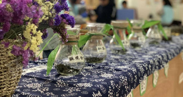 幼儿园角色区茶艺馆游戏图片