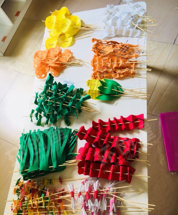 幼儿园角色游戏烧烤串串图片