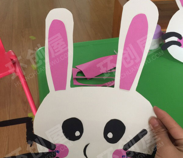 幼儿园表演区制作动物头饰图片