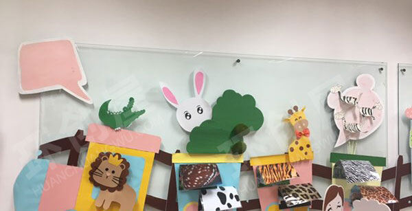 幼儿园动物花花衣主题墙图片