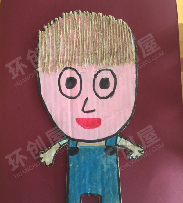 幼儿园我设计的发型墙面布置图片