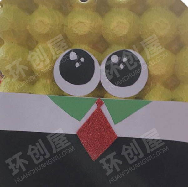 幼儿园鸡蛋托贴画挂饰图片