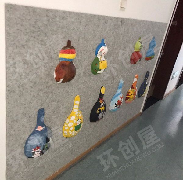 幼儿园走廊墙面好看的创意作品展示图片