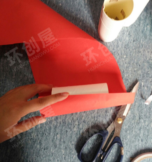 幼儿园走廊新年装饰自制新年手工鞭炮图片