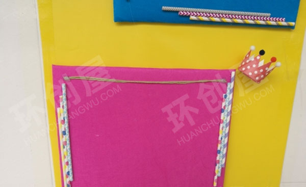 幼儿园可爱清新作品展示墙图片