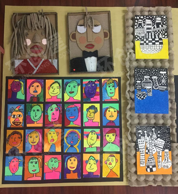 幼儿园毕业作品展示图片