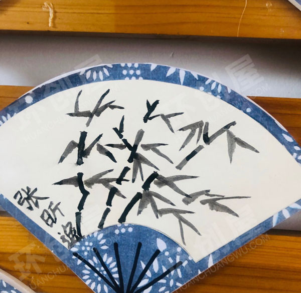 幼儿园水墨创意画作品展示图片