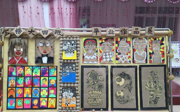 幼儿园毕业作品展示图片
