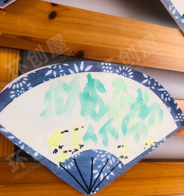 幼儿园水墨创意画作品展示图片