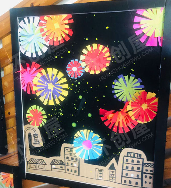 幼儿园水墨创意画作品展示图片