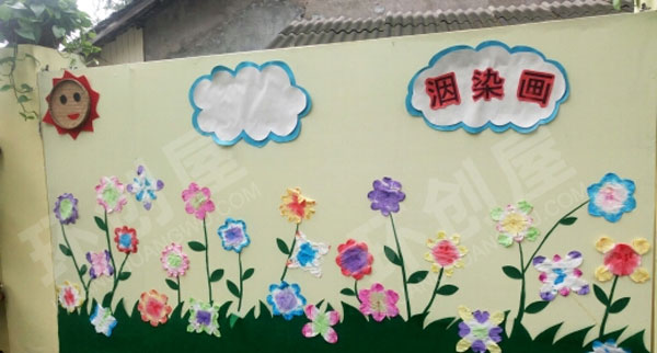 幼儿园户外环创各种创意墙面画图片