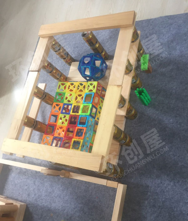 幼儿园建构区各种积木建构游戏环创图片