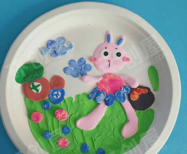 幼儿园美工区有趣的手工黏土图片