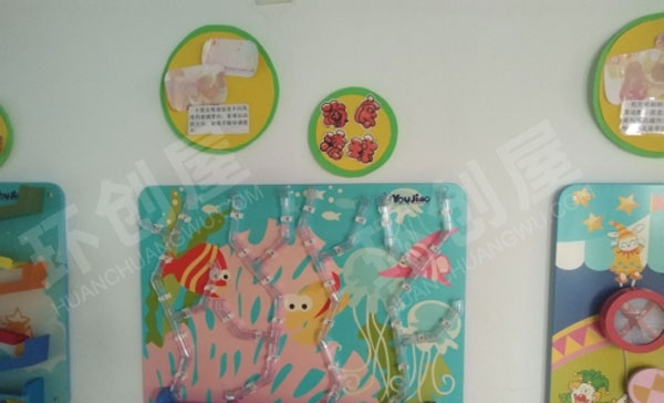 幼儿园科学区科学发现室墙面布置图片