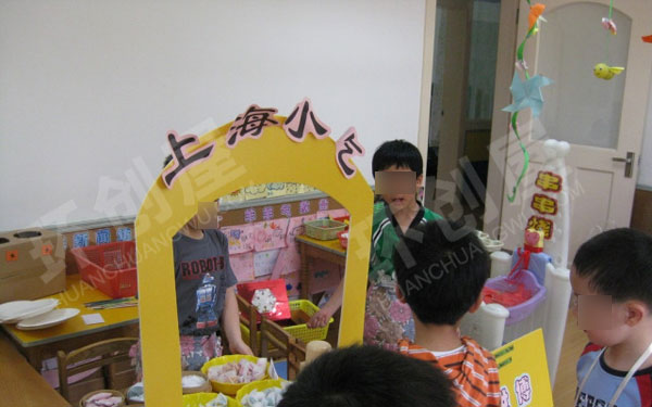 幼儿园角色游戏小吃店图片