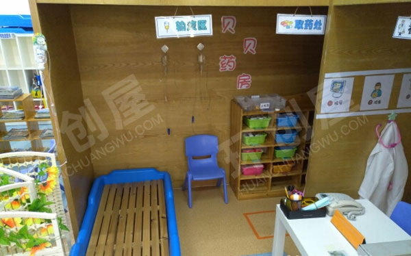 幼儿园角色区小医院图片