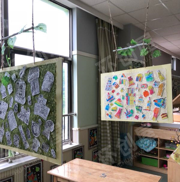 幼儿园角色区蛋糕店粘土制作图片