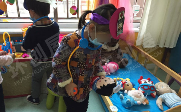 幼儿园角色扮演医院里的事图片