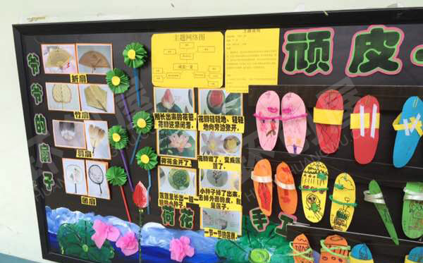 幼儿园主题墙顽皮一夏图片