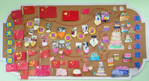幼儿园国庆节主题墙环创图片