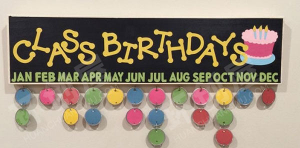 幼儿园生日墙布置图片