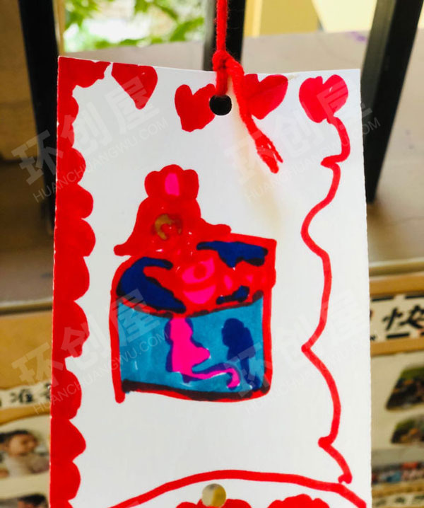 幼儿园新年愿望新年贺卡挂饰图片