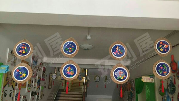 幼儿园粘土手工海底世界挂饰图片