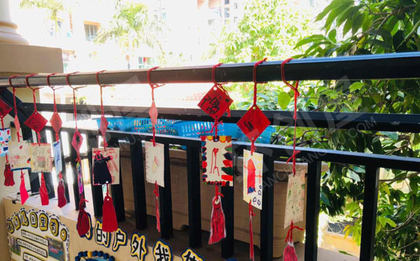 幼儿园新年愿望新年贺卡挂饰图片