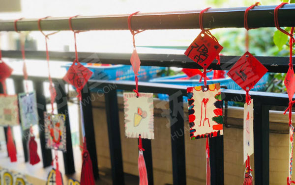 幼儿园新年愿望新年贺卡挂饰图片