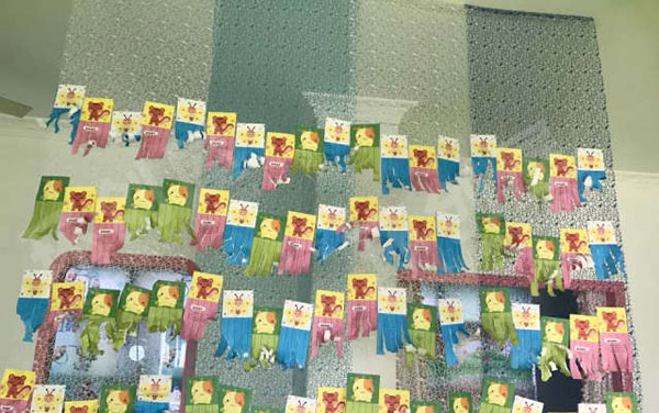 幼儿园卡通可爱动物手工挂饰图片