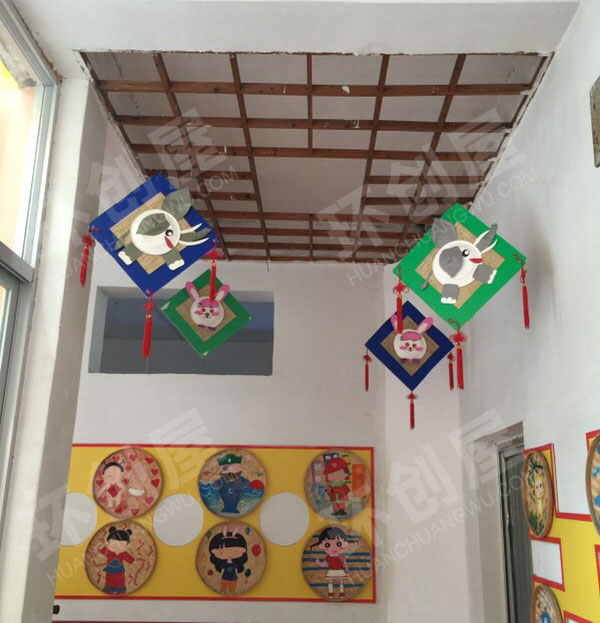 幼儿园动物流苏吊挂饰图片