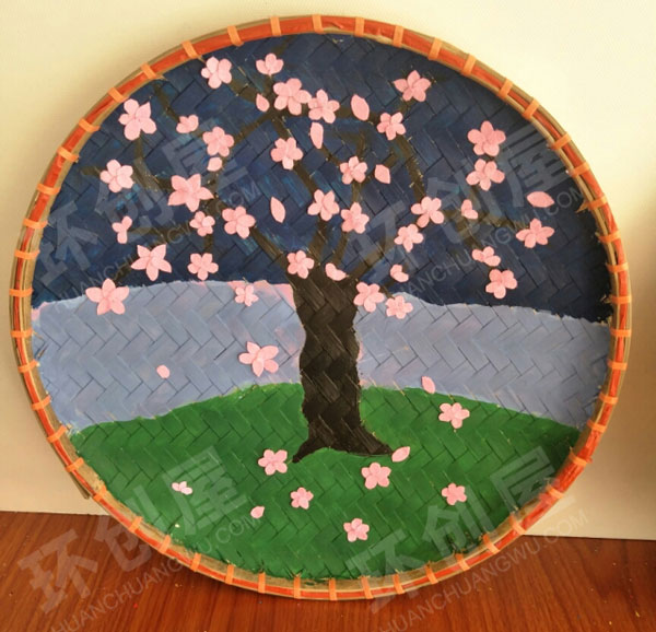 幼儿园簸箕创意画作品展示图片