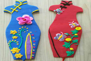 幼儿园彩泥制作工艺品作品展示图片3张