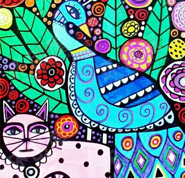 幼儿园线描画大胆创意作品展示图片