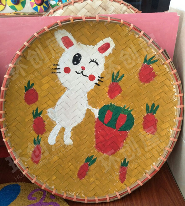 幼儿园簸箕创意画作品展示图片