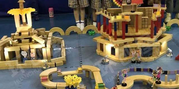 幼儿园环创建构区大型建构图片