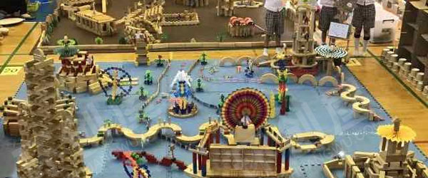 幼儿园环创建构区大型建构图片