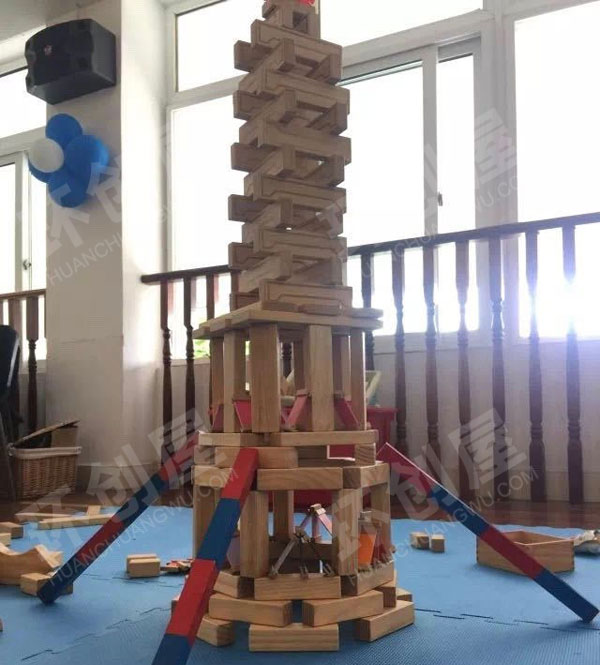 幼儿园环创建构区大型建构图片