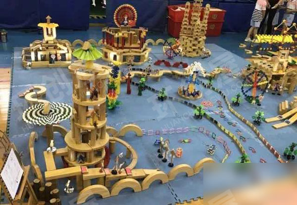 幼儿园环创建构区大型建构图片