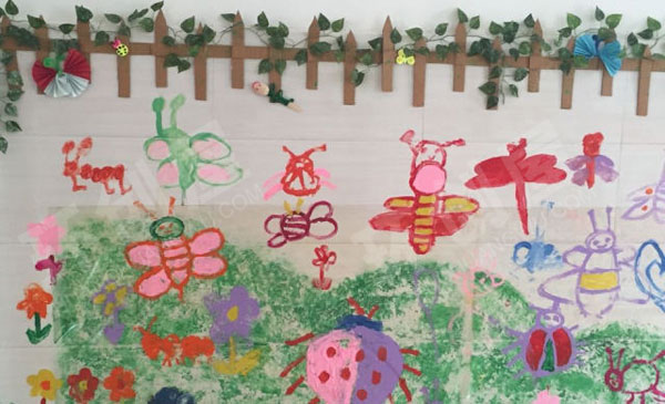 幼儿园阅读区环创有趣的昆虫书屋图片