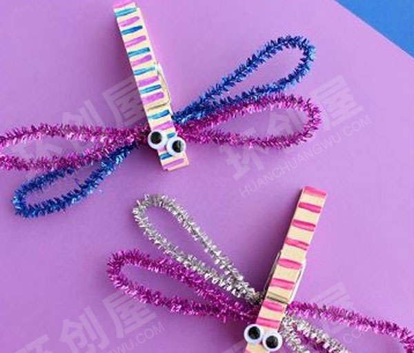 幼儿园美工区有趣的毛根手工动物系列图片