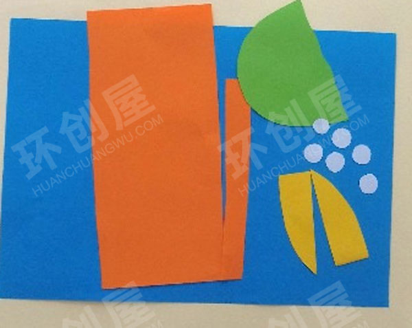 幼儿园美工区创意小鱼剪贴画图片
