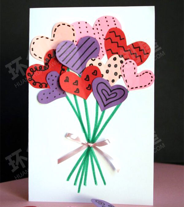 幼儿园美工区教师节手工作品图片