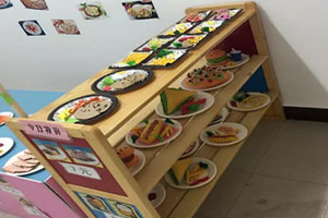 幼儿园角色区烧烤店西餐厅中式快餐图片6张