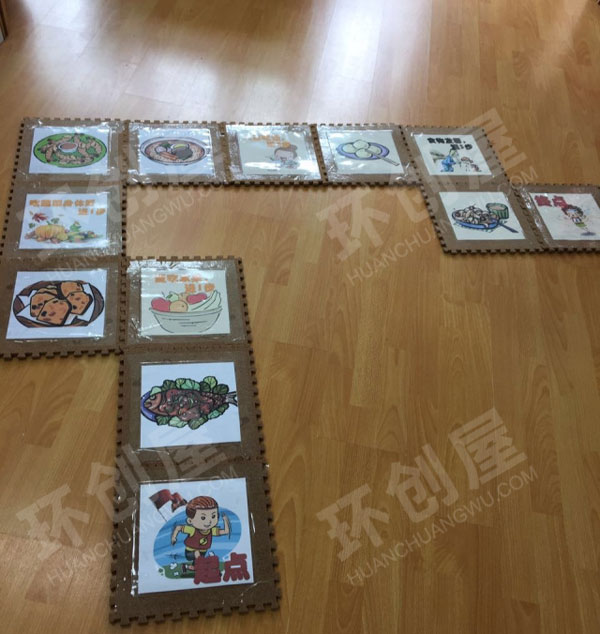 幼儿园益智区美食棋图片
