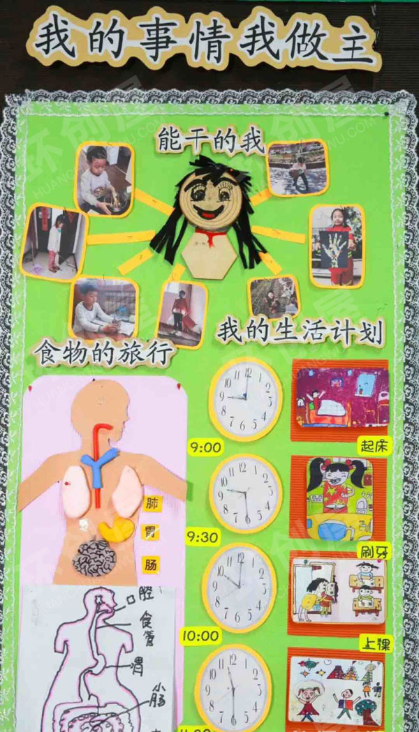 幼儿园独一无二的我主题墙图片