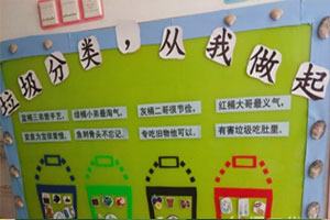 幼儿园环创垃圾分类主题墙图片5张