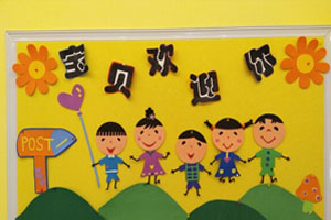 幼儿园开学卡通主题墙图片6张
